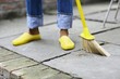 Outdoor Patio Travertine Cleaning