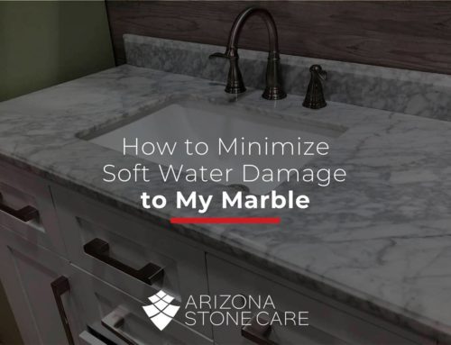 How to Minimize Soft Water Damage to My Marble