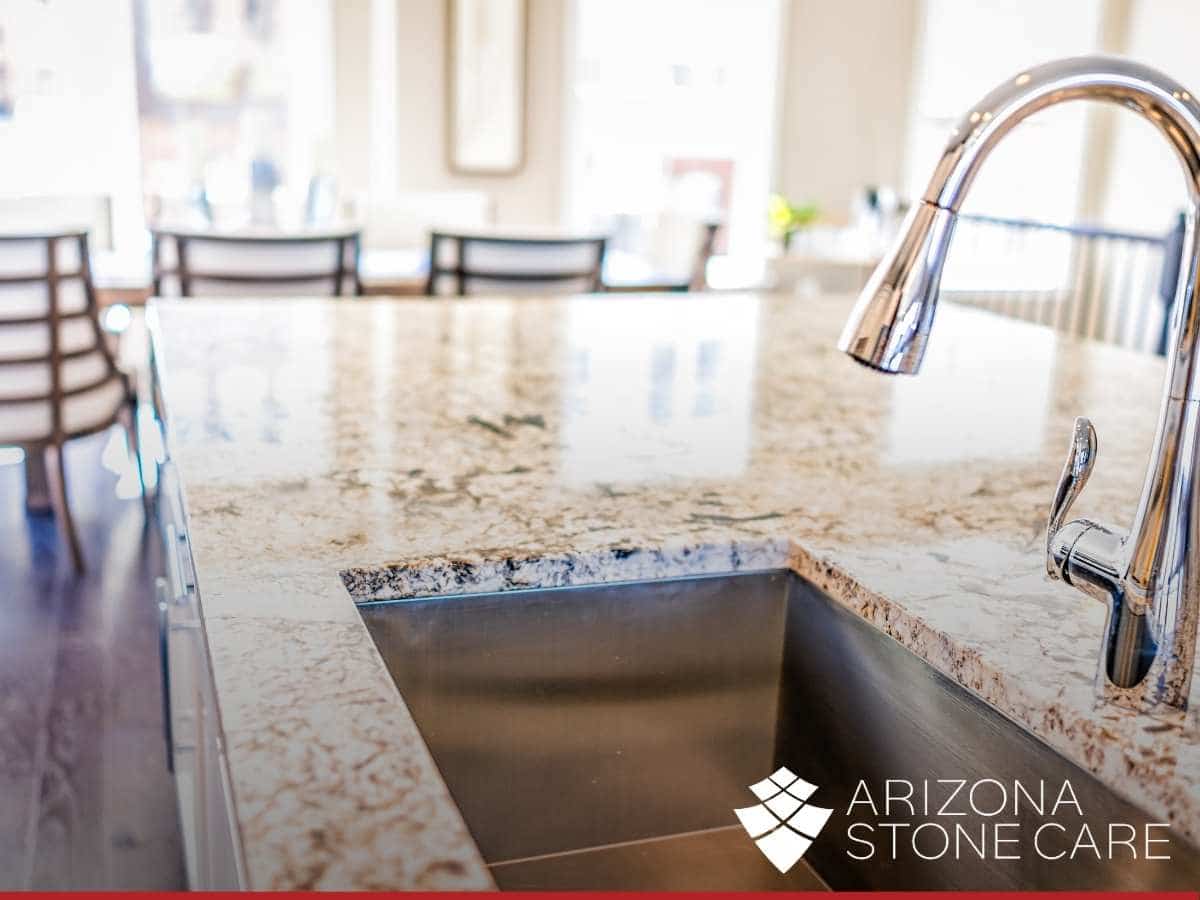 Beautiful & Sealed Granite Countertop In Phoenix, AZ